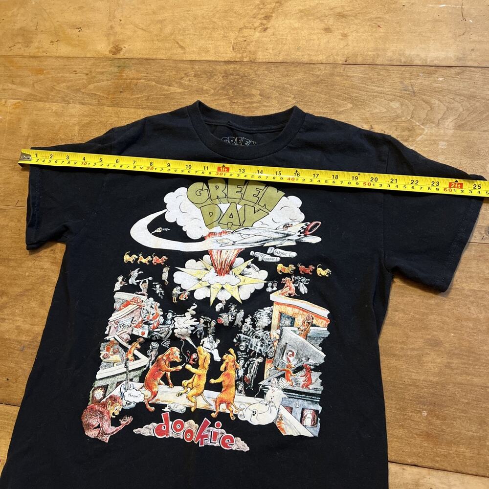 Green Day Shirt Adult Size Small Black Dookie Punk Rock Band Merchandise Mens - Picture 3 of 7